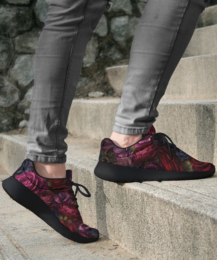 Floral Romantasy Sneakers - The Pagan Grimoire