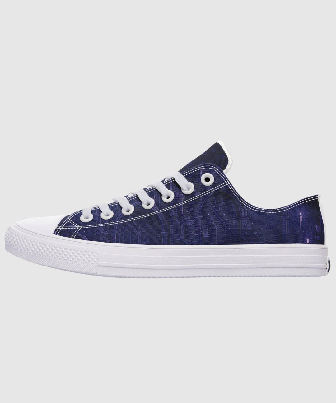 Full Moon Cathedral Low Tops - The Pagan Grimoire