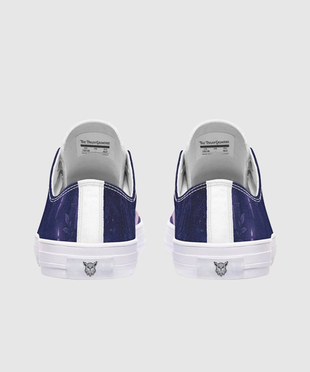 Full Moon Cathedral Low Tops - The Pagan Grimoire