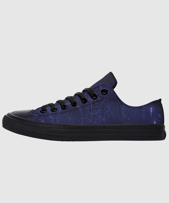 Full Moon Cathedral Low Tops - The Pagan Grimoire