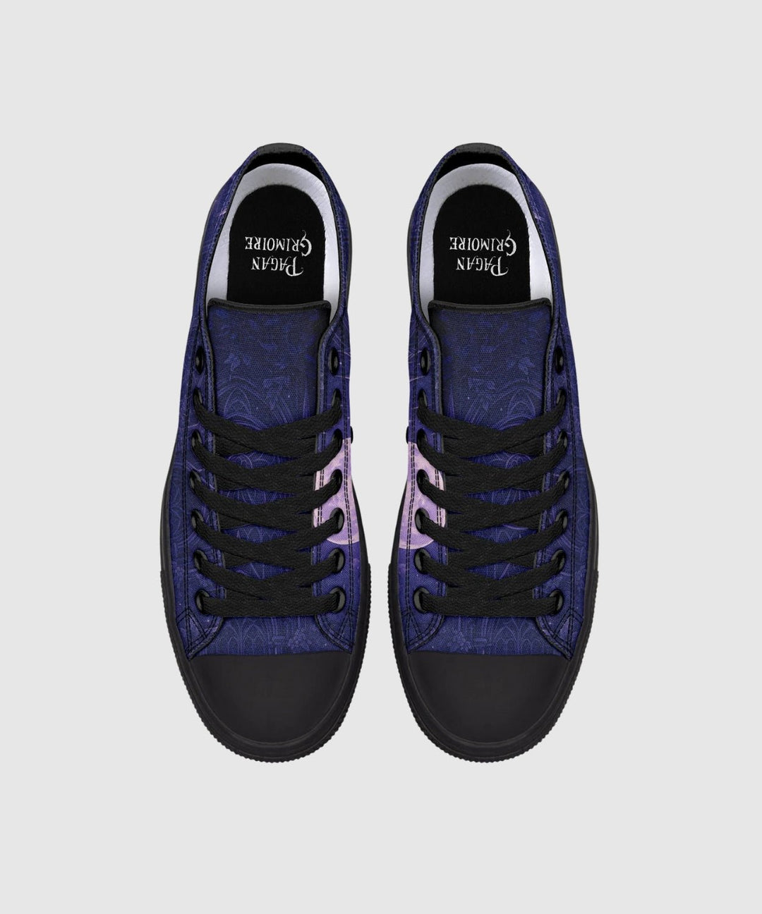 Full Moon Cathedral Low Tops - The Pagan Grimoire