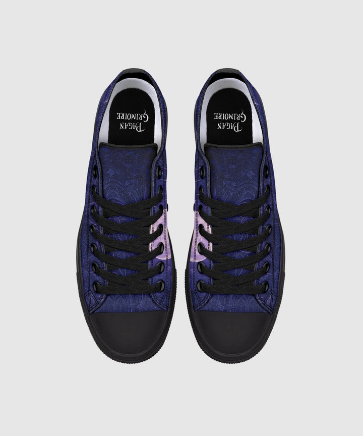 Full Moon Cathedral Low Tops - The Pagan Grimoire