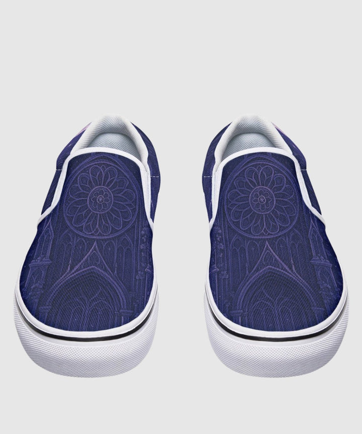 Full Moon Cathedral Slip - On Shoes - The Pagan Grimoire