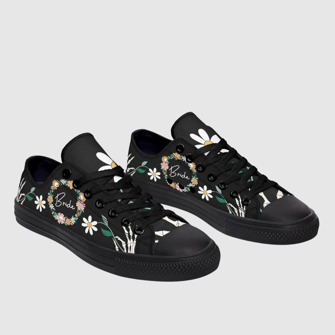 Goth Boho Bride Low Tops