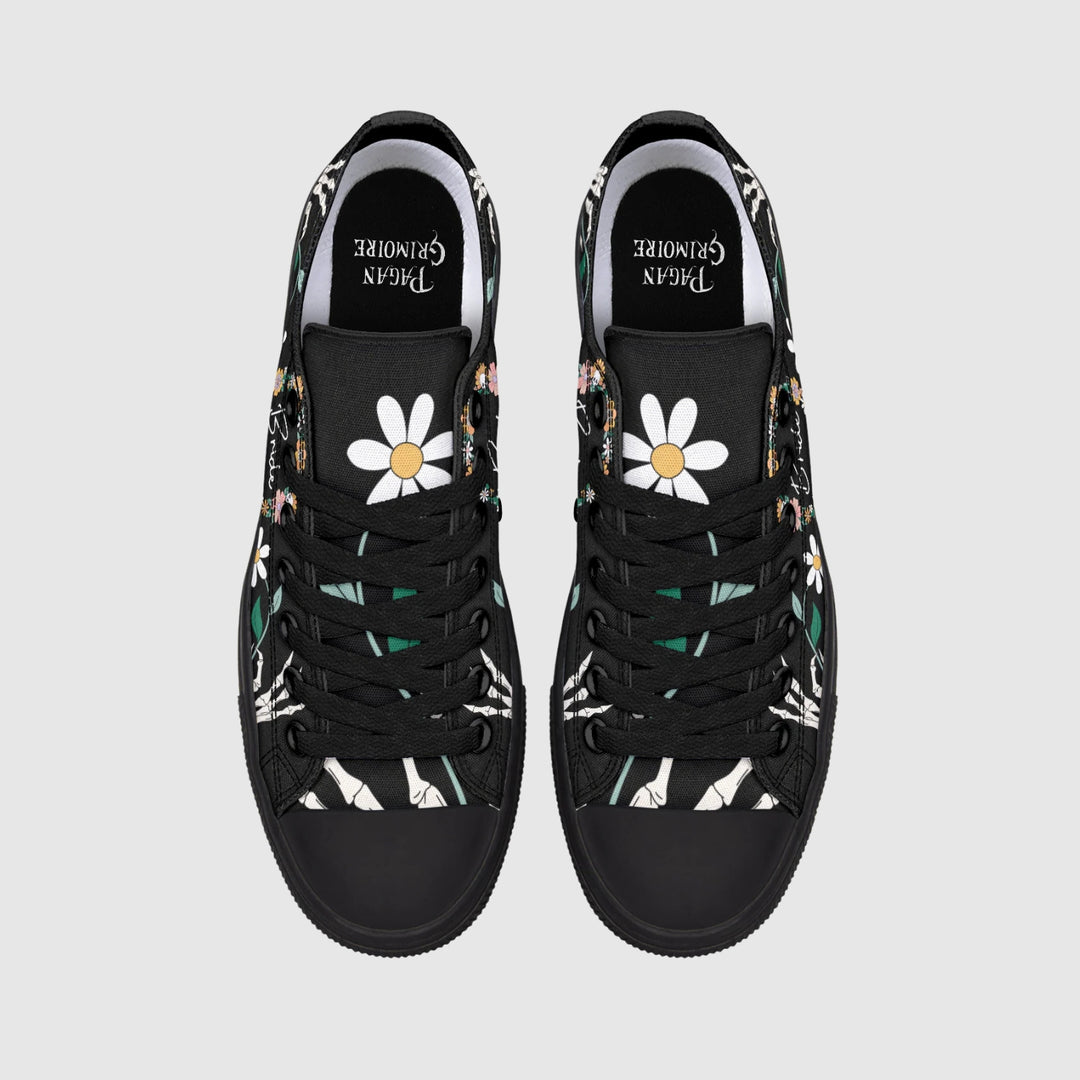 Goth Boho Bride Low Tops