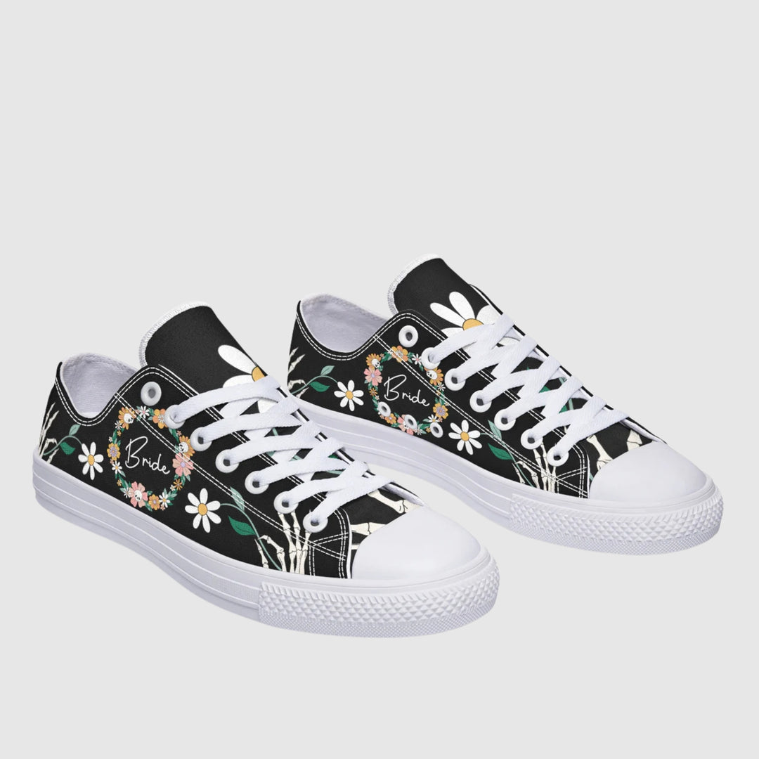 Goth Boho Bride Low Tops