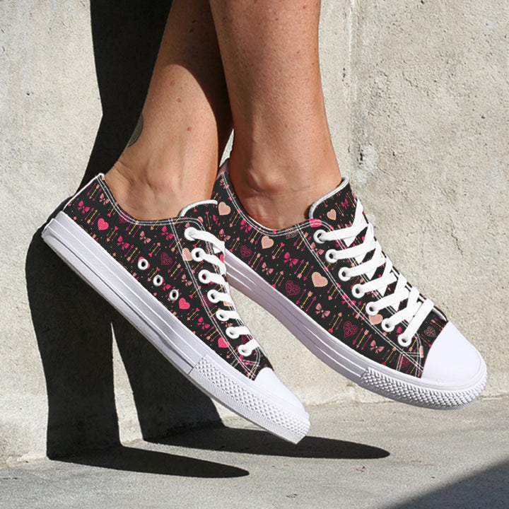 Goth Cupid Low Tops - The Pagan Grimoire