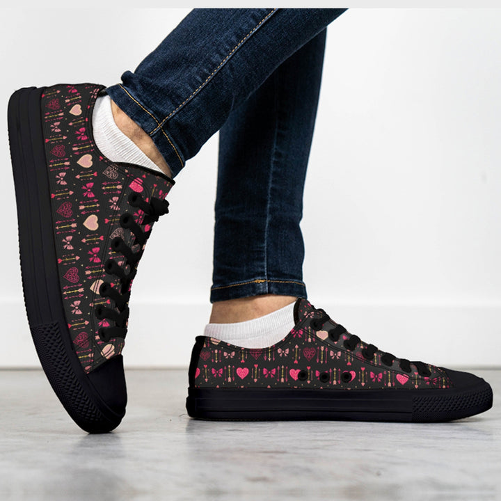Goth Cupid Low Tops - The Pagan Grimoire