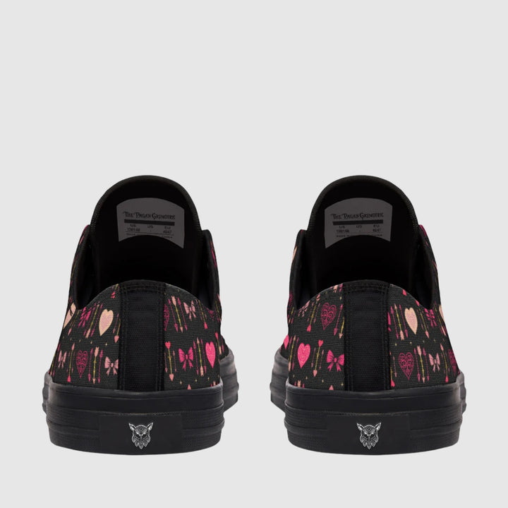 Goth Cupid Low Tops - The Pagan Grimoire