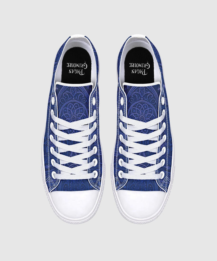 Gothic Cathedral Low Tops - The Pagan Grimoire