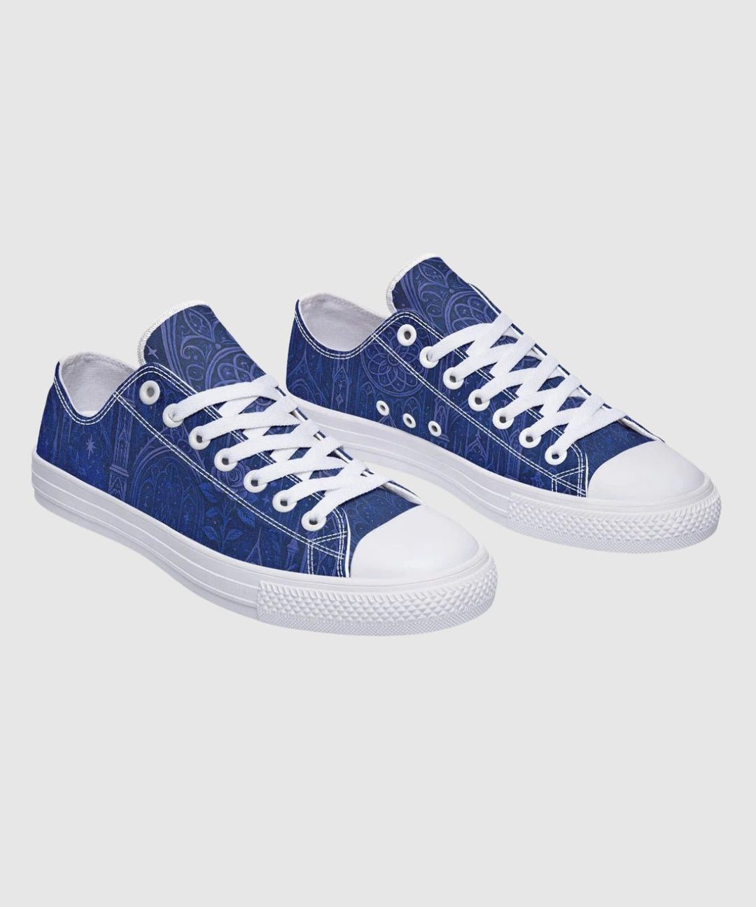 Gothic Cathedral Low Tops - The Pagan Grimoire