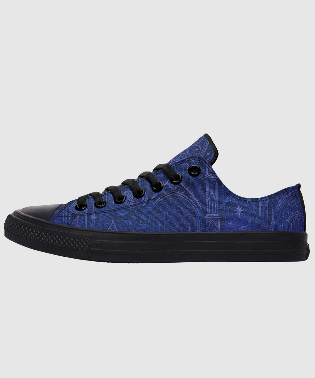 Gothic Cathedral Low Tops - The Pagan Grimoire