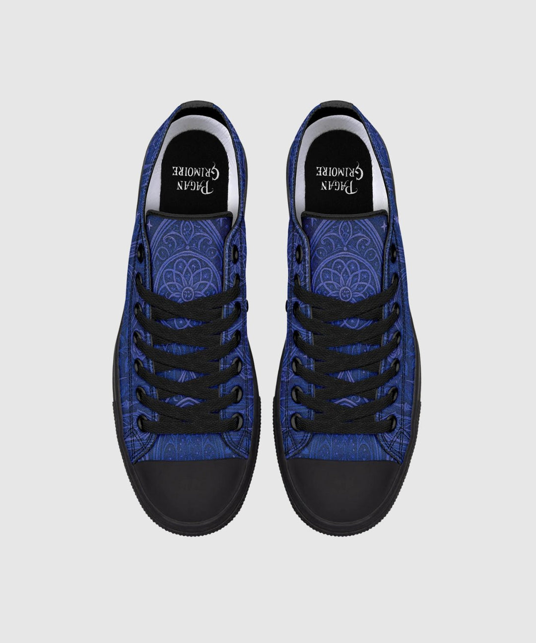 Gothic Cathedral Low Tops - The Pagan Grimoire