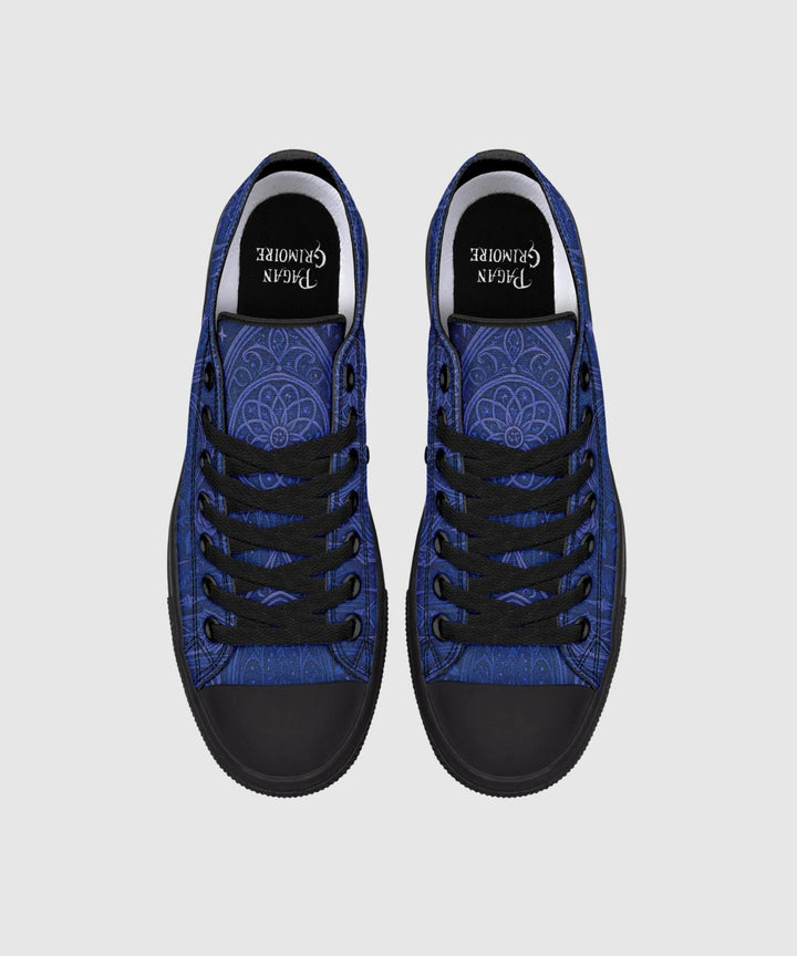 Gothic Cathedral Low Tops - The Pagan Grimoire