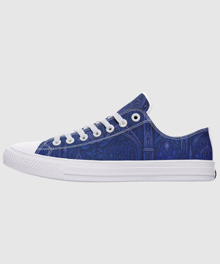 Gothic Cathedral Low Tops - The Pagan Grimoire