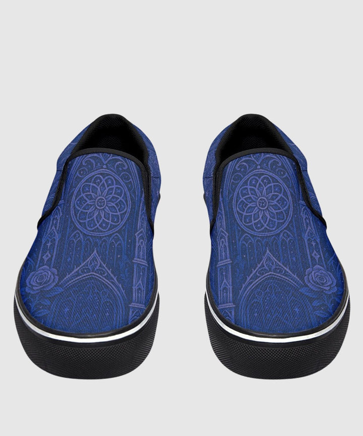 Gothic Cathedral Slip - On Shoes - The Pagan Grimoire