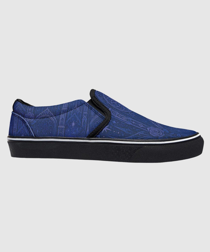 Gothic Cathedral Slip - On Shoes - The Pagan Grimoire