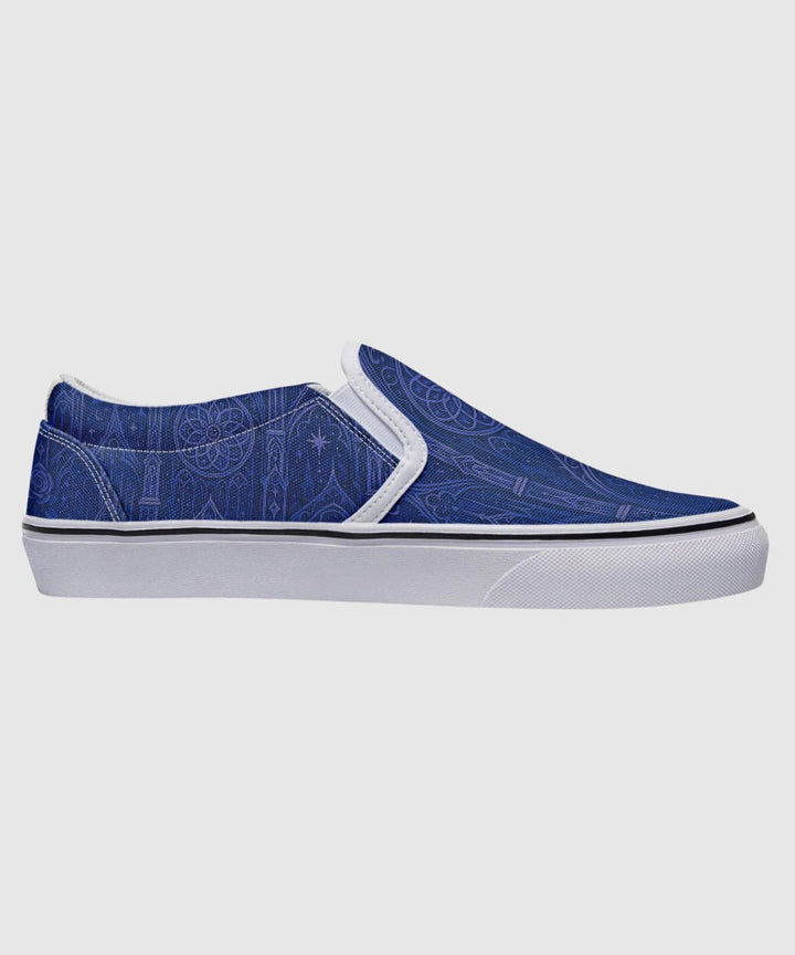Gothic Cathedral Slip - On Shoes - The Pagan Grimoire