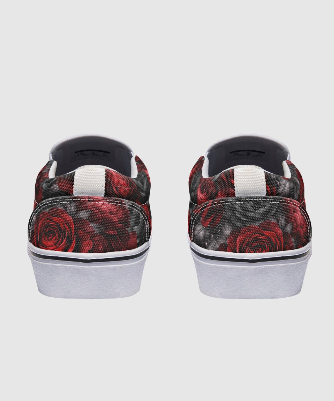Gothic Floral Romantasy Slip On Shoes - The Pagan Grimoire
