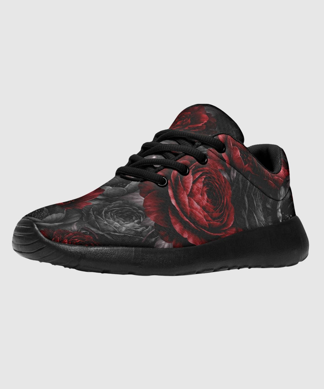 Gothic Floral Romantasy Sneakers - The Pagan Grimoire