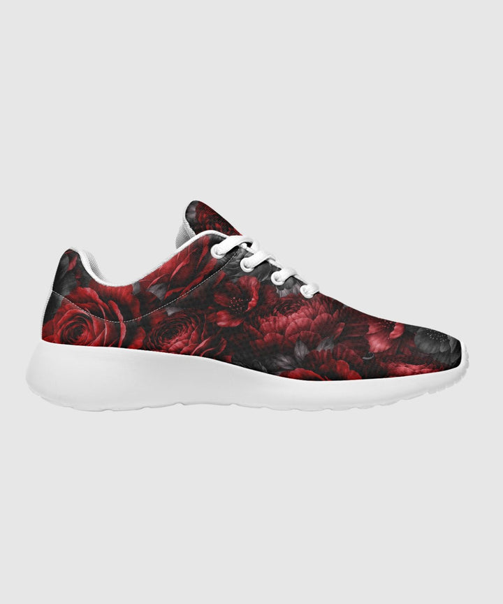Gothic Floral Romantasy Sneakers - The Pagan Grimoire