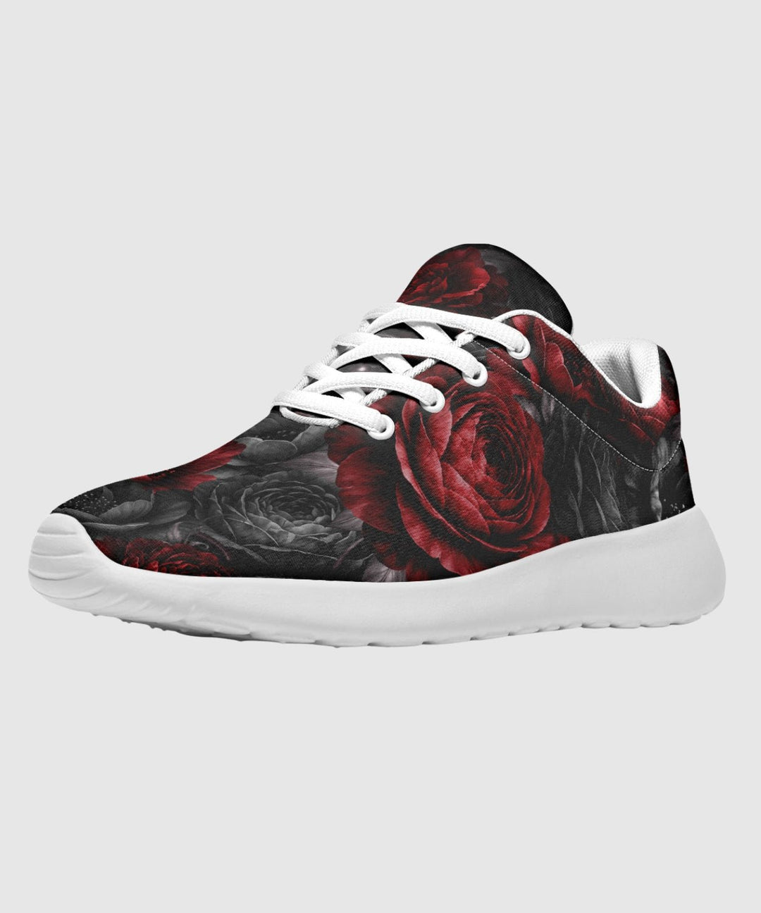 Gothic Floral Romantasy Sneakers - The Pagan Grimoire
