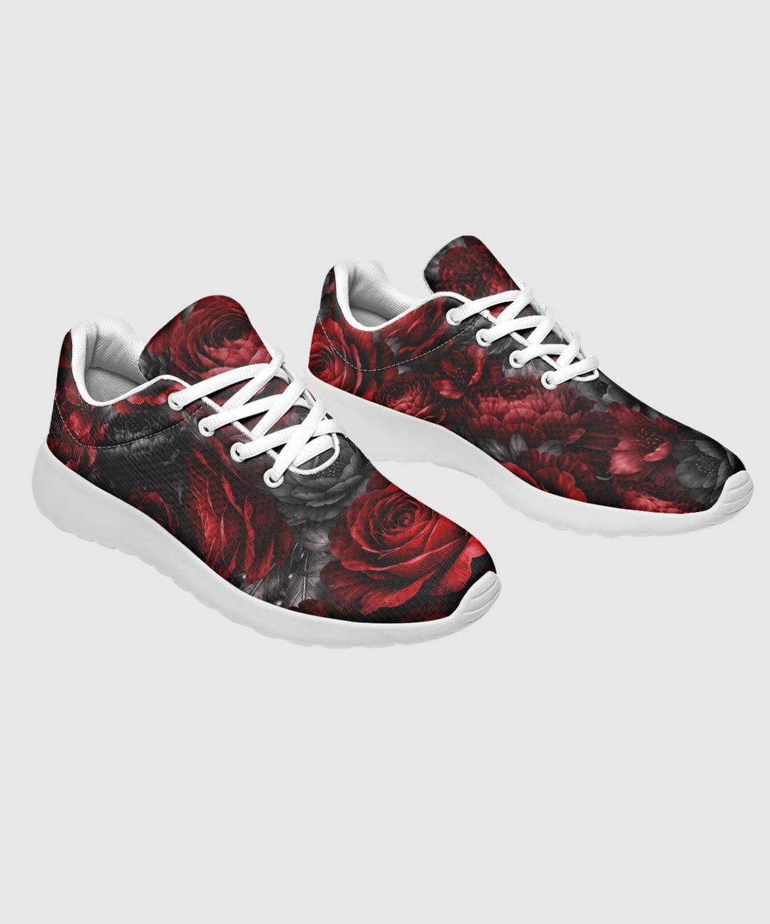 Gothic Floral Romantasy Sneakers - The Pagan Grimoire
