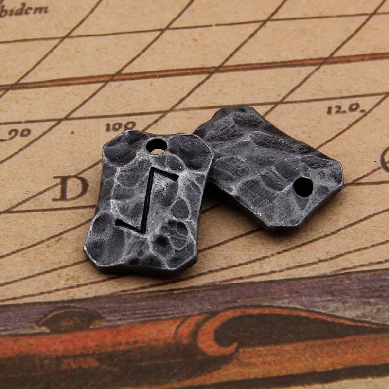 Eihwaz Rune Necklace (Norse Growth Resilience Pendant) - The Pagan Grimoire