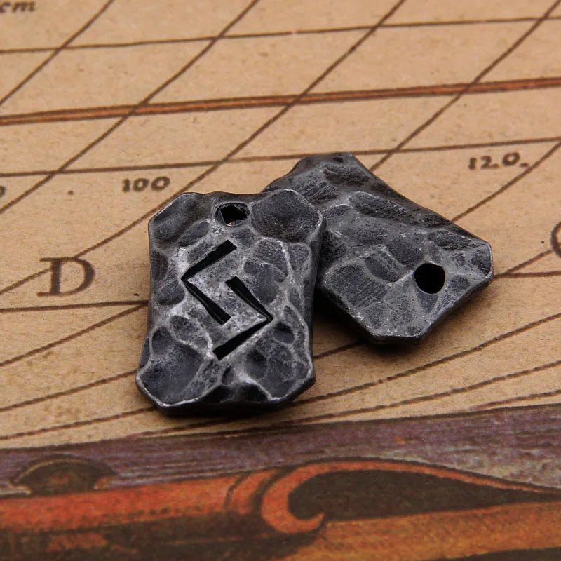 Jera Rune Necklace (Norse Harvest Symbol Pendant) - The Pagan Grimoire