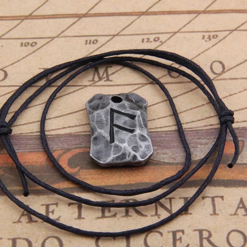 Ansuz Rune Necklace (Norse Wisdom Symbol Pendant) - The Pagan Grimoire