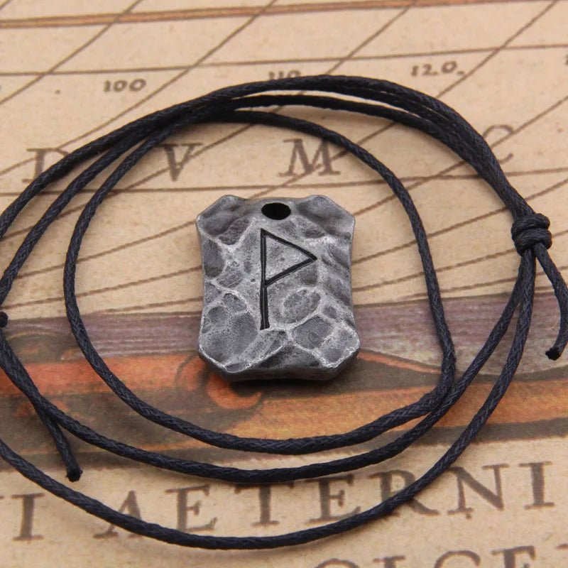 Wunjo Rune Necklace (Norse Joy Symbol Pendant) - The Pagan Grimoire