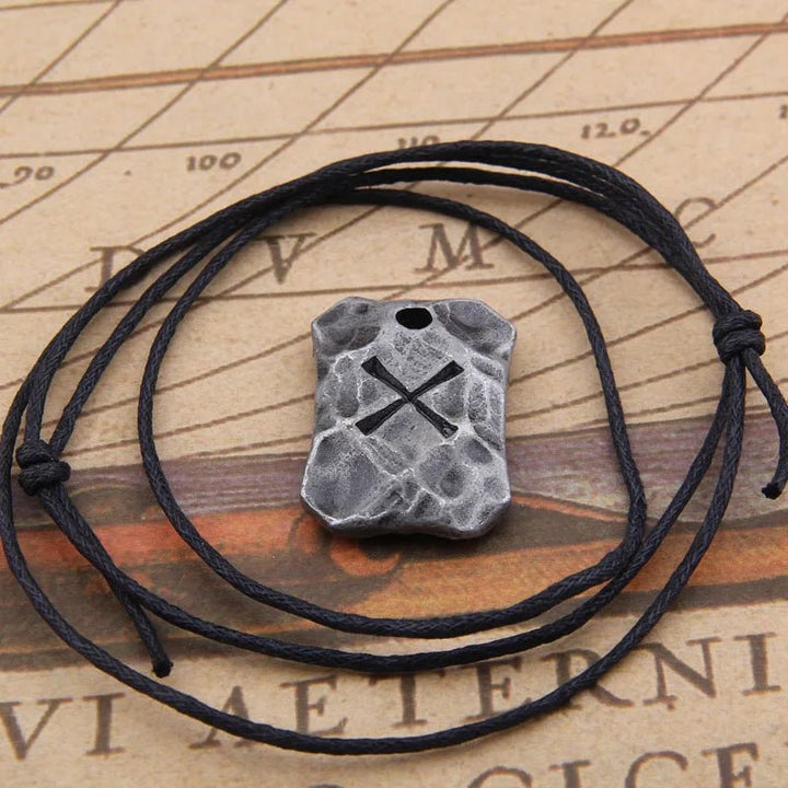 Gebo Rune Necklace (Norse Gift Symbol Pendant) - The Pagan Grimoire