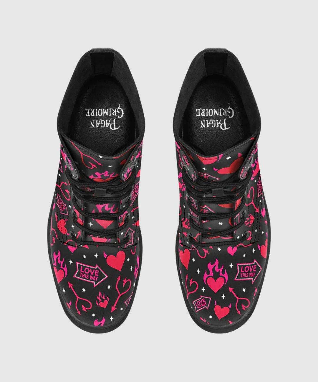 Hellfire Valentine Boots - The Pagan Grimoire