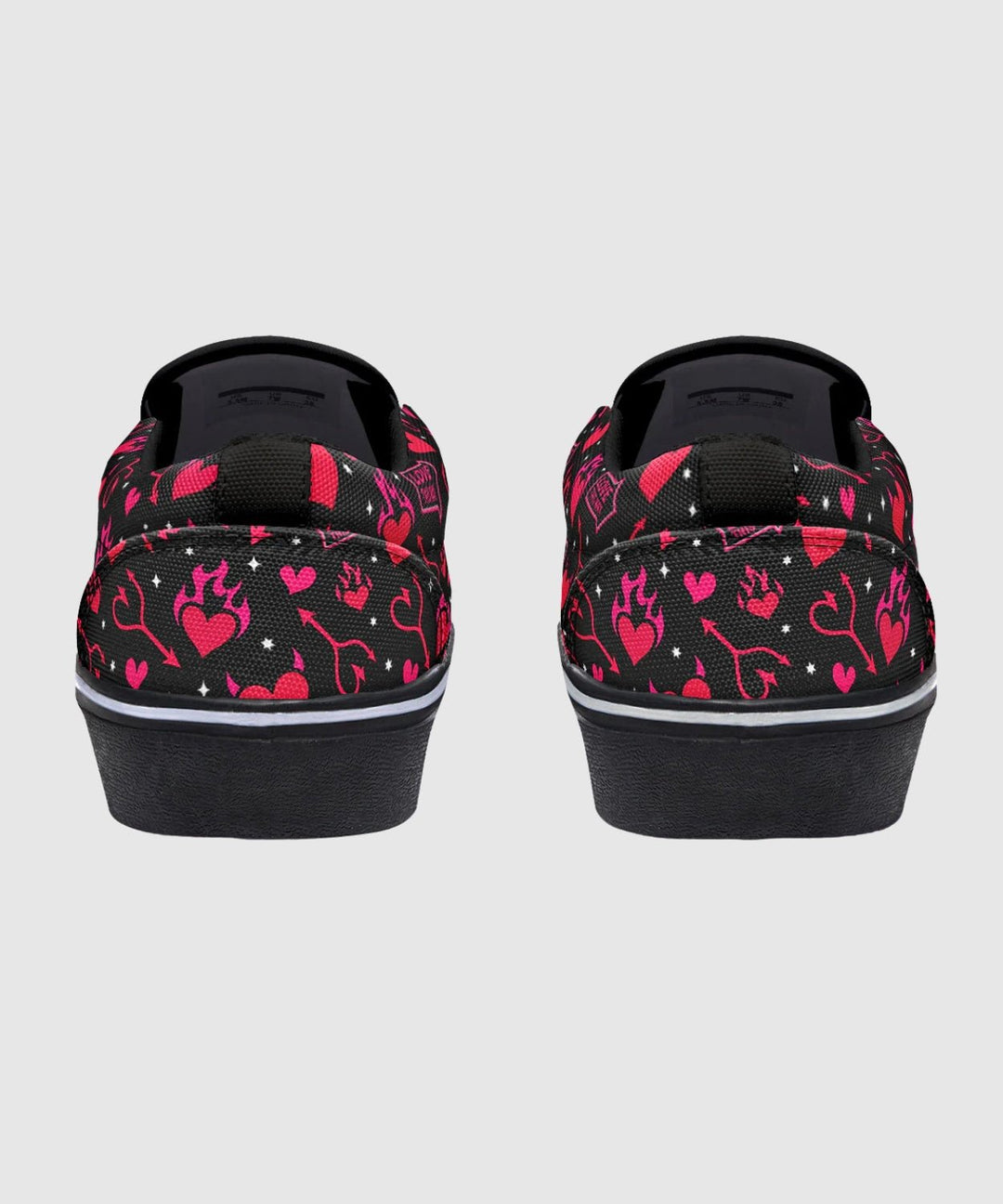 Hellfire Valentine Slip - On Shoes - The Pagan Grimoire