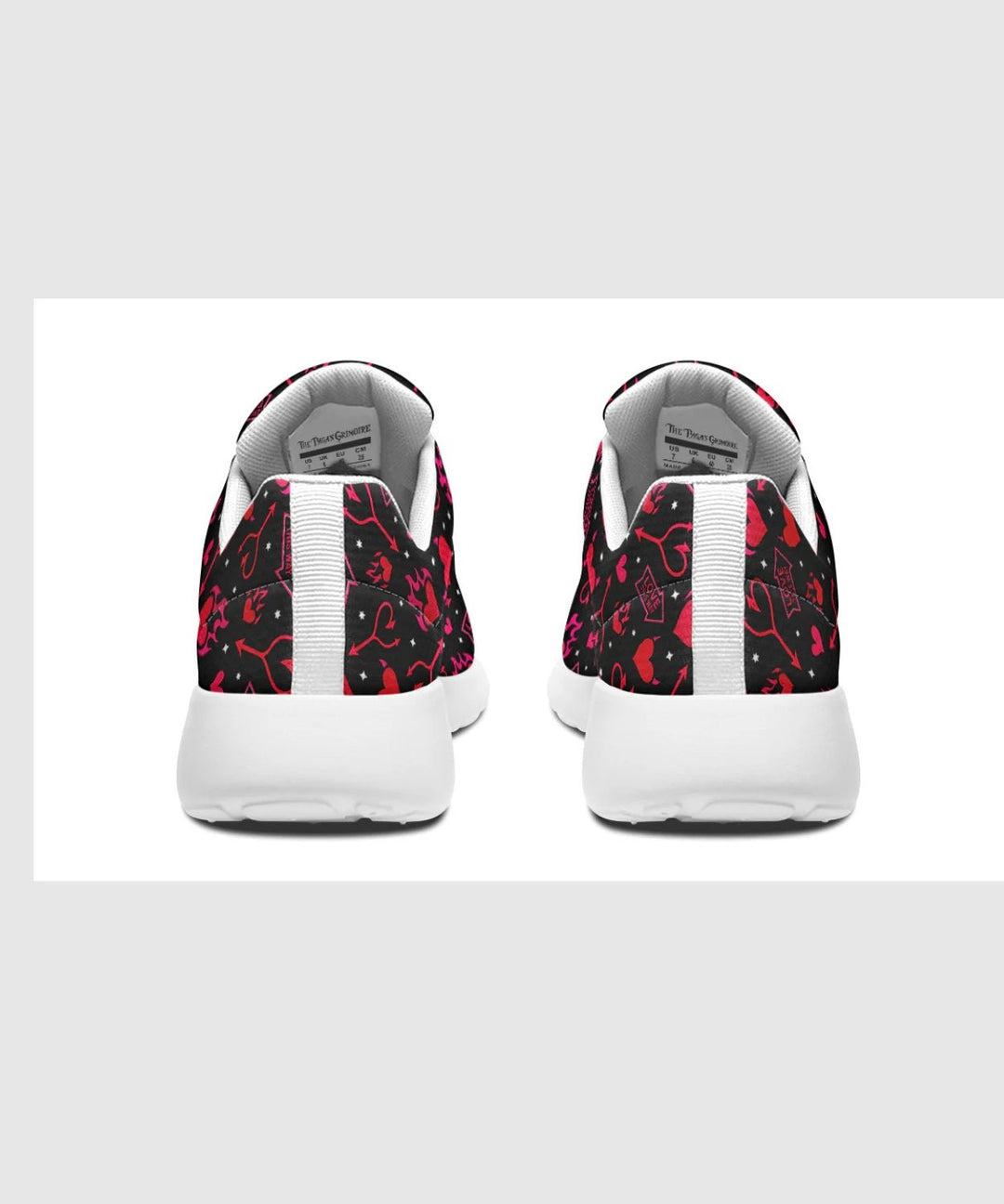 Hellfire Valentine Sneakers - The Pagan Grimoire