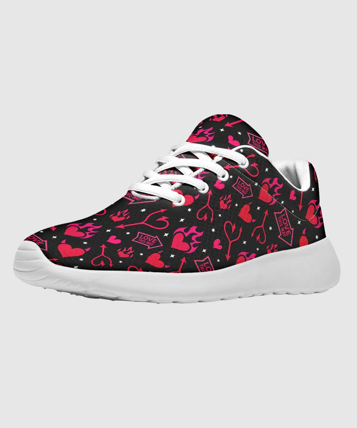 Hellfire Valentine Sneakers - The Pagan Grimoire