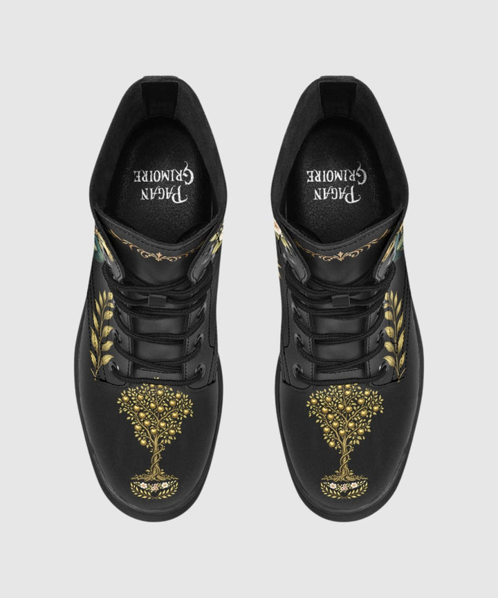 Hera's Mythic Garden Boots - The Pagan Grimoire