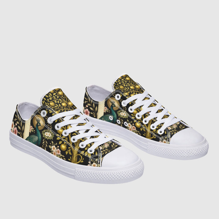 Hera's Mythic Garden Low Tops - The Pagan Grimoire