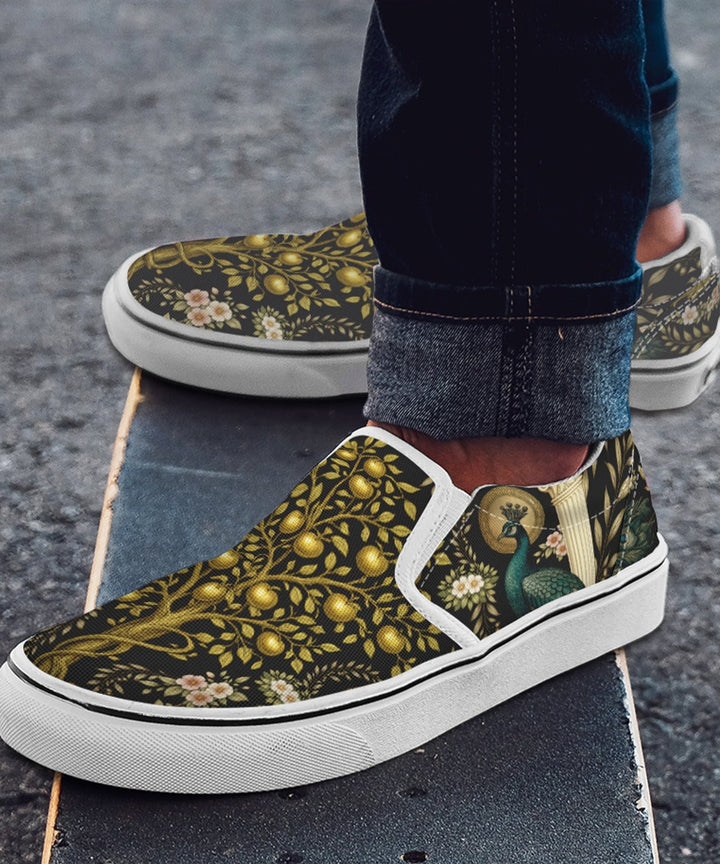 Hera's Mythic Garden Slip On Shoes