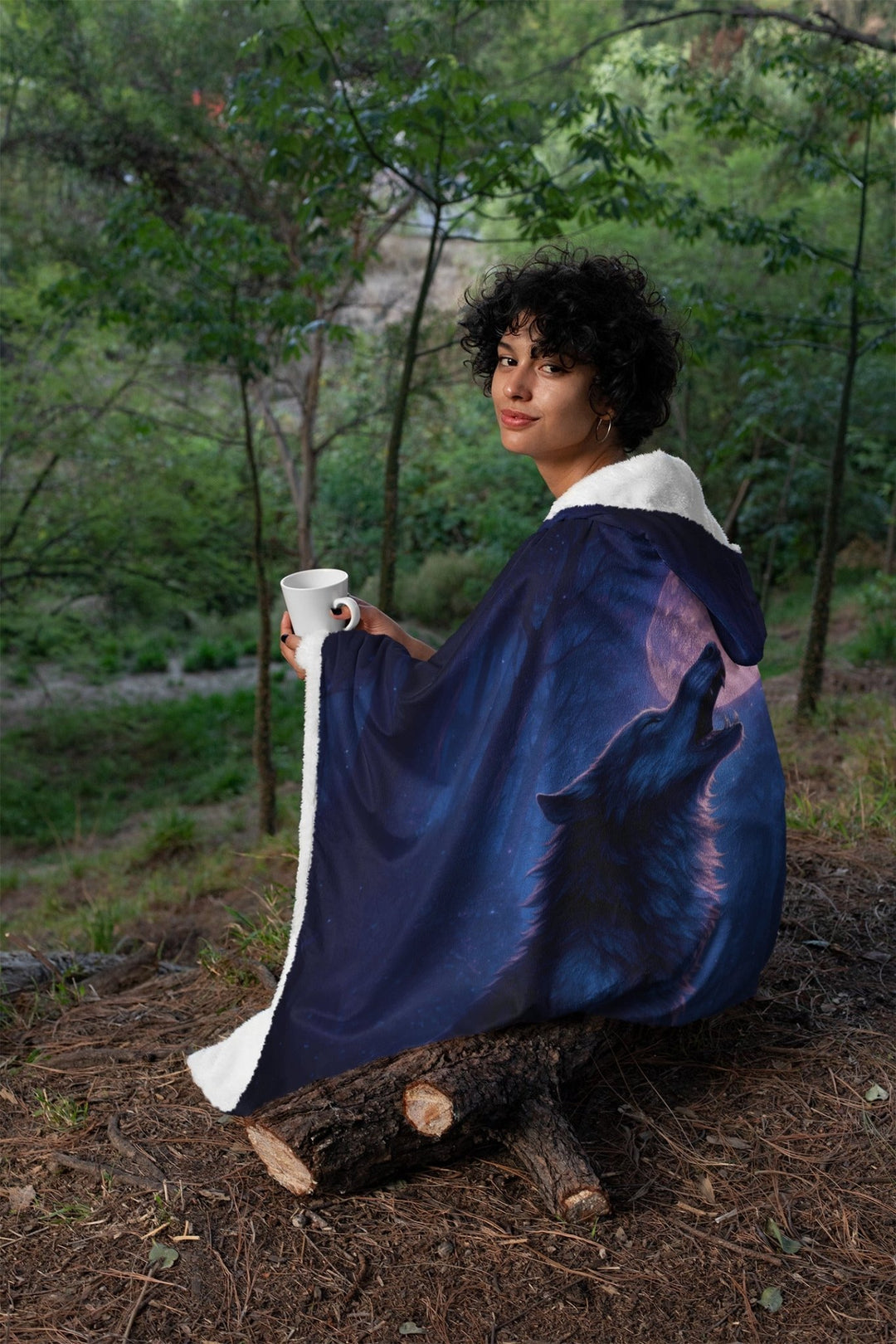 Werewolf Hooded Blanket - The Pagan Grimoire