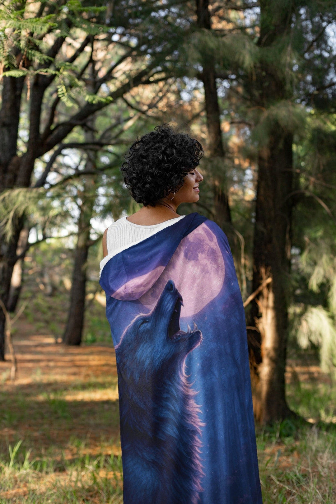 Werewolf Hooded Blanket - The Pagan Grimoire