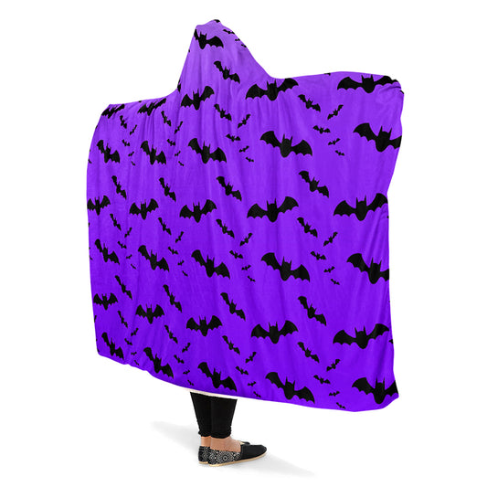 Bats Hooded Blanket
