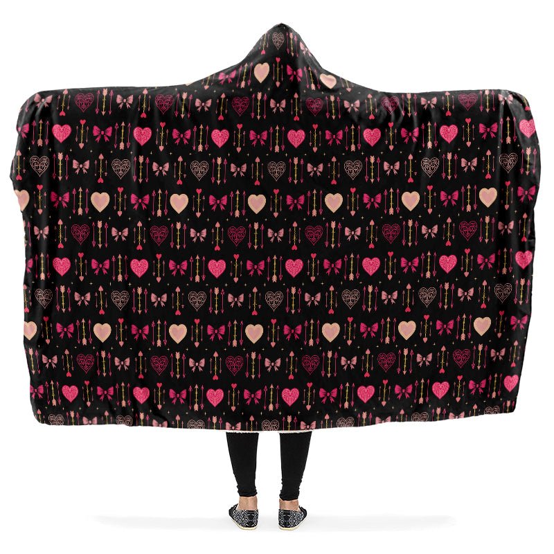 Goth Cupid Hooded Blanket - The Pagan Grimoire