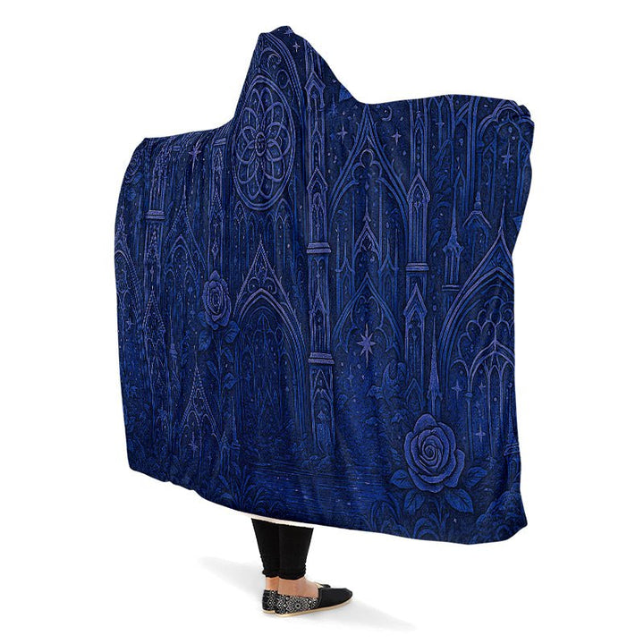 Gothic Cathedral Hooded Blanket - The Pagan Grimoire