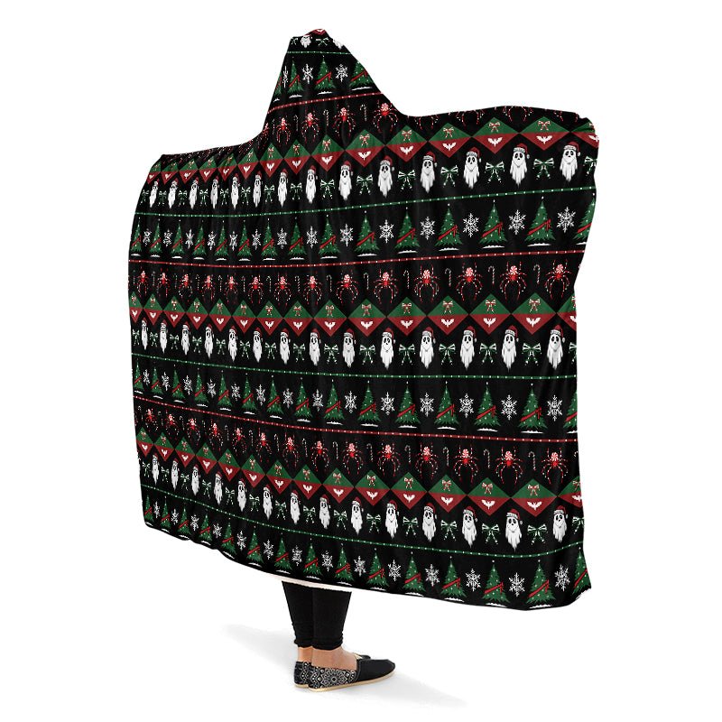 Merry Gothmas Hooded Blanket - The Pagan Grimoire