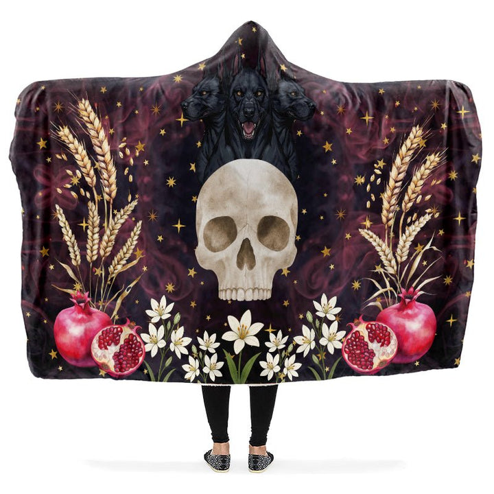 Persephone Hooded Blanket - The Pagan Grimoire