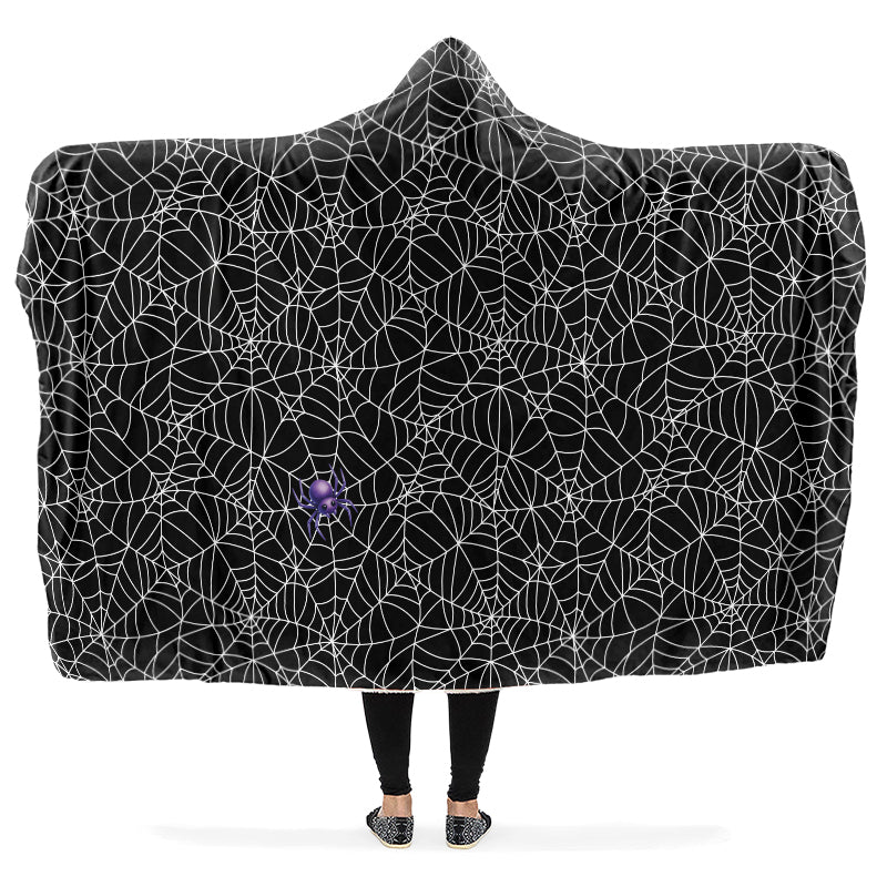 Spiderweb Hooded Blanket - The Pagan Grimoire