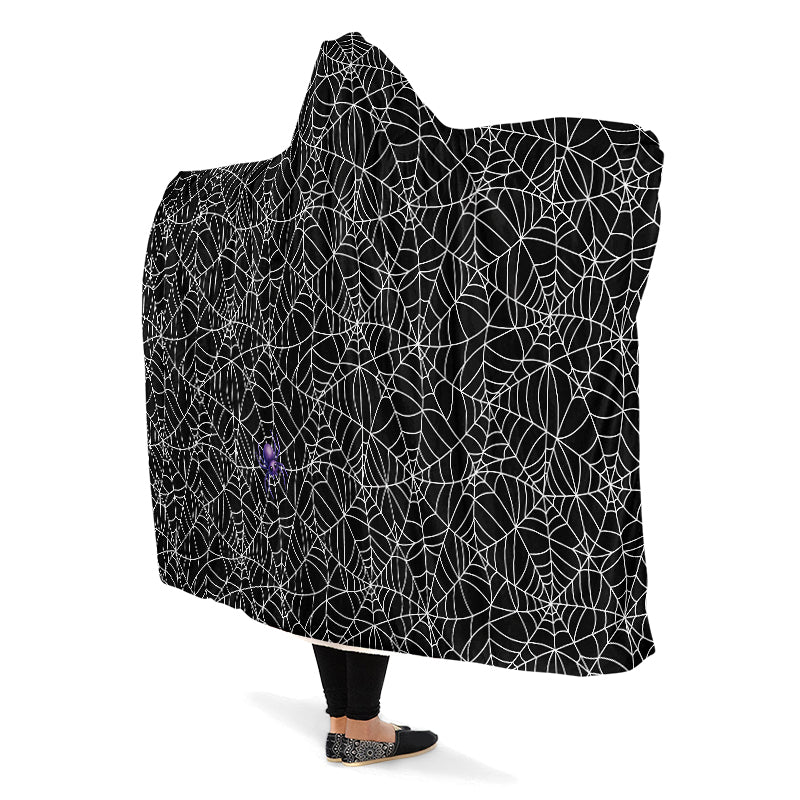 Spiderweb Hooded Blanket - The Pagan Grimoire