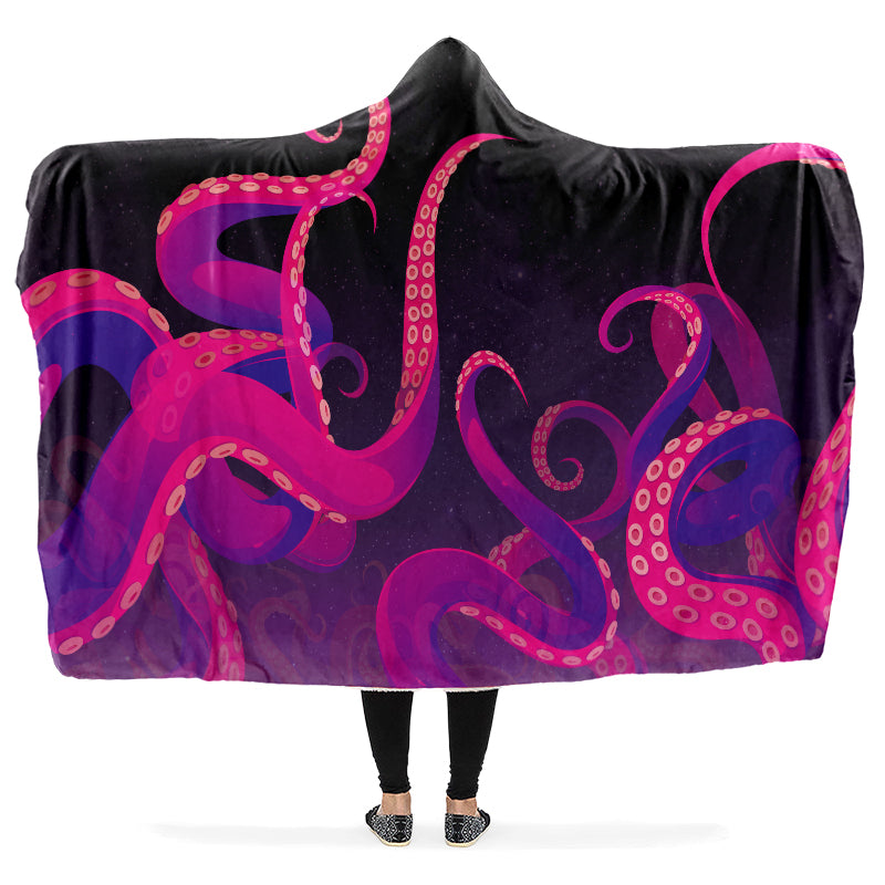 The Kraken Tentacle Hooded Blanket