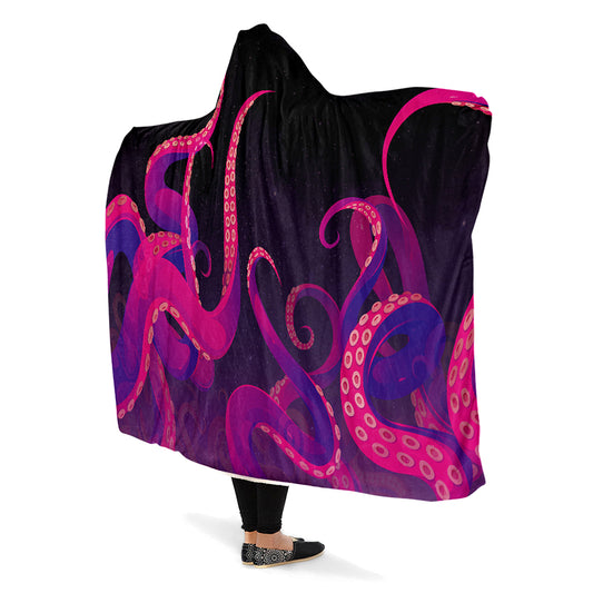 The Kraken Tentacle Hooded Blanket